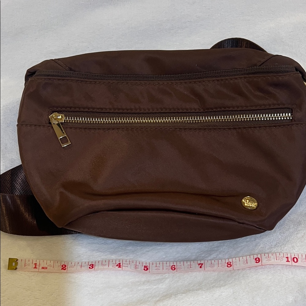 Brown Crossbody Waist Bag - Casual Everyday Carry